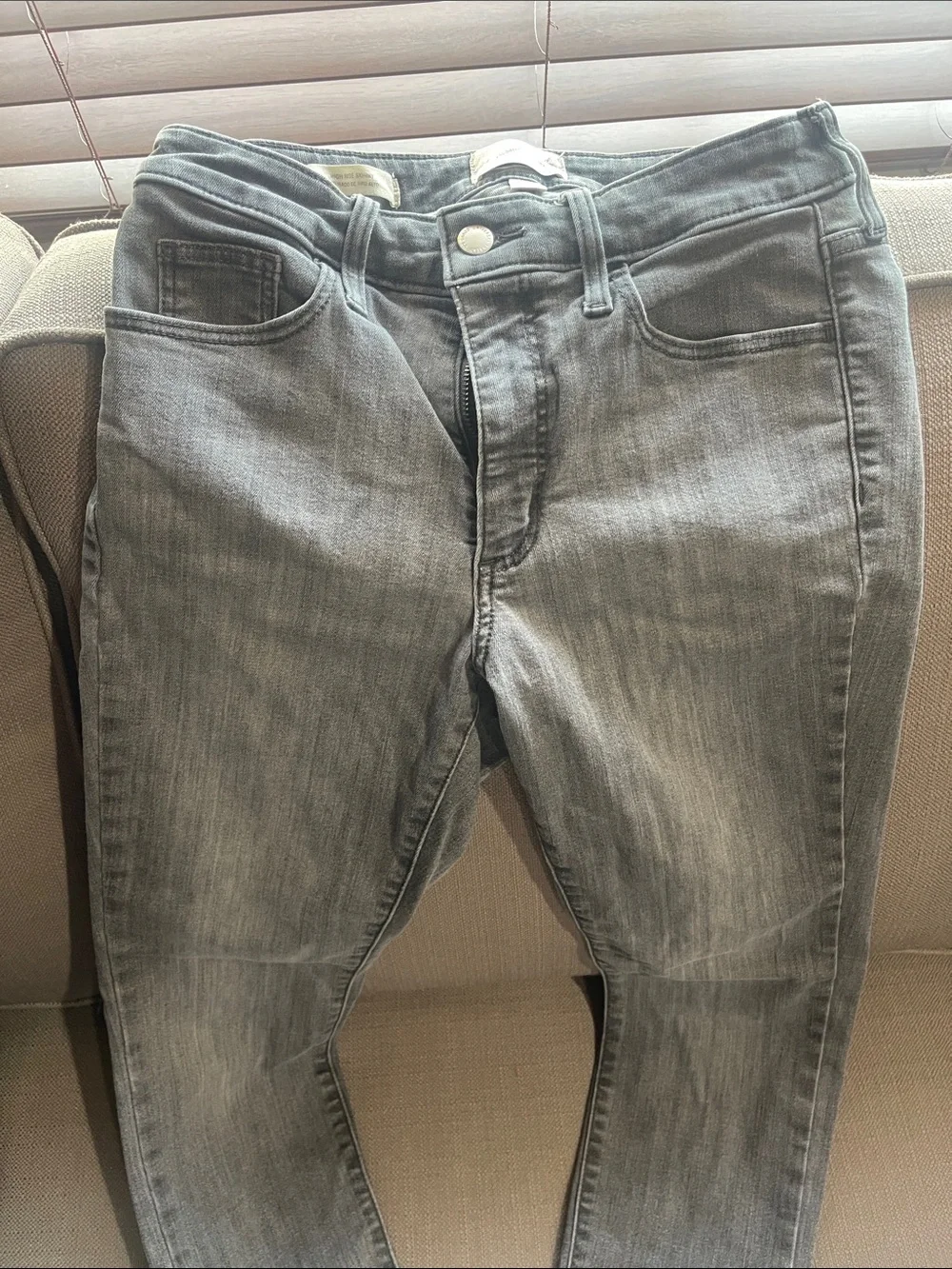 Universal Thread Men's Slim Straight Jeans in Gray Wash